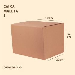Caixa Maleta 3 - envios correios - ecommerce - são Paulo - embalaease - caixa para correios - envios em caixa.- caixa para transporte