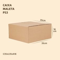 Caixa Maleta PS3 - envios correios - ecommerce - são Paulo - embalaease - caixa para correios - envios em caixa.- caixa para transporte