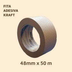 Fita Adesiva Kraft - 48mmx50M - Capa
