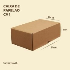 Caixa de Papelão Correio 1 - 21X14X7 cm envios correios - ecommerce - são Paulo - embalaease - caixa para correios - envios em caixa.- caixa para transporte