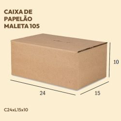 Caixa Maleta de Papelão 105 - envios correios - ecommerce - são Paulo - embalaease - caixa para correios - envios em caixa.- caixa para transporte