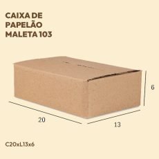 Caixa Maleta de Papelão 103- envios correios - ecommerce - são Paulo - embalaease - caixa para correios - envios em caixa.- caixa para transporte