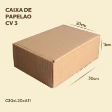 Caixa de Papelão Correio 3 - 30X20X11 cm embala easy envios correios - ecommerce - são Paulo - embalaease - caixa para correios - envios em caixa.- caixa para transporte