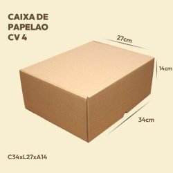 Caixa de Papelão Correio 4 - 34X27X14 cm embala easy envios correios - ecommerce - são Paulo - embalaease - caixa para correios - envios em caixa.- caixa para transporte